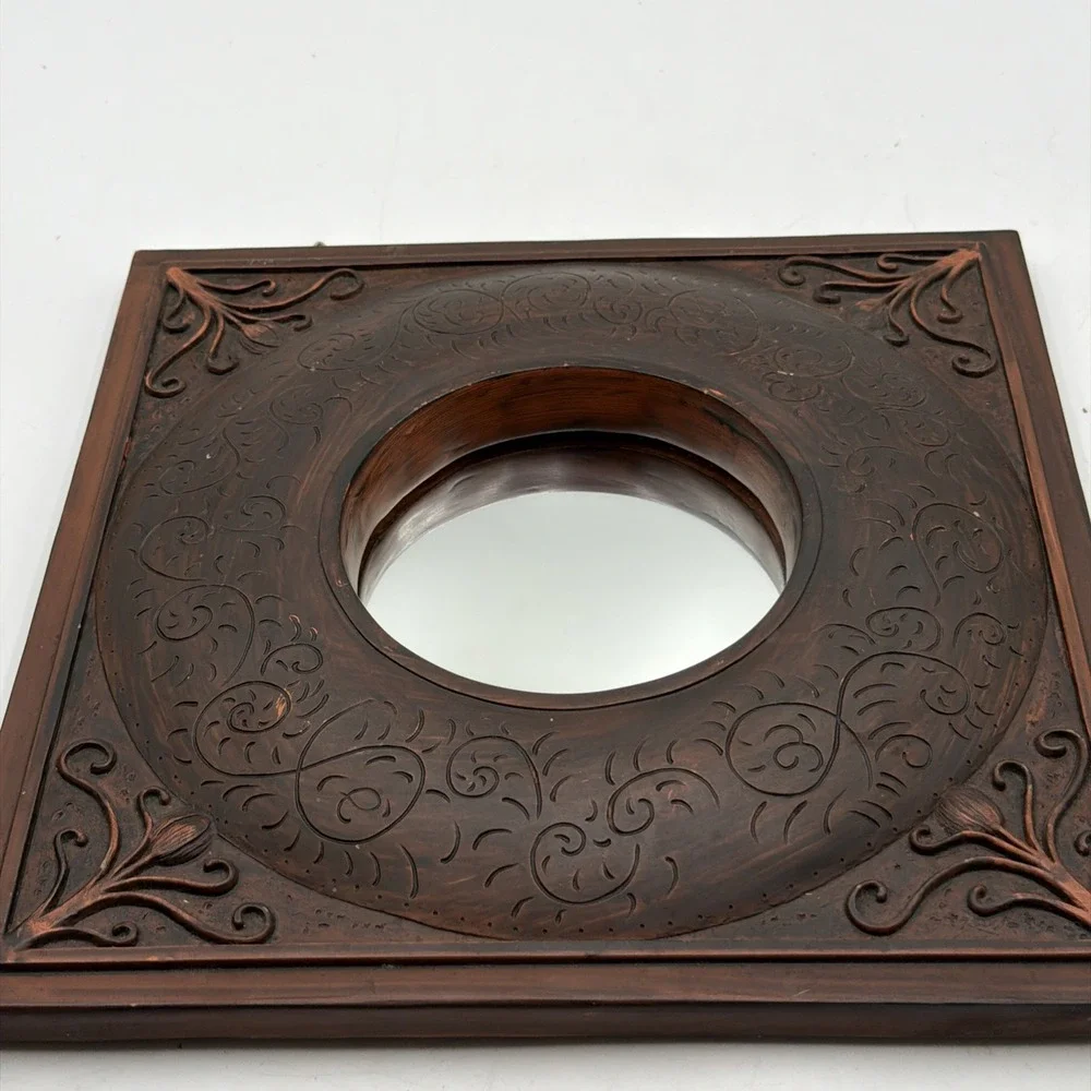Vintage Inspired Square Wall Mirror 12